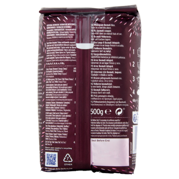 Tilda Brown Basmati Wholegrain 500 g