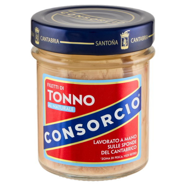 Consorcio Filetti di Tonno al Naturale 180 g