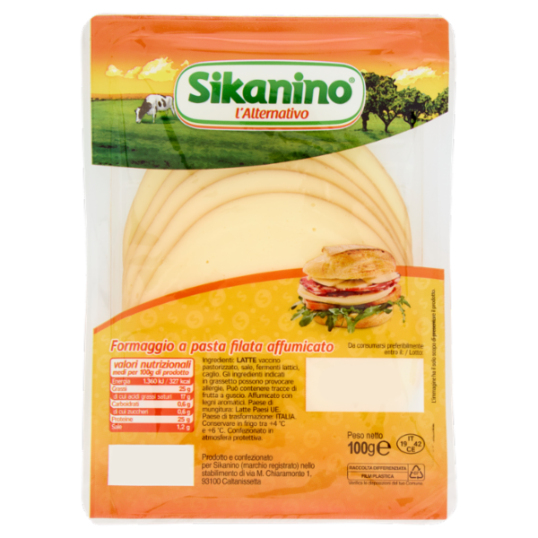 Sikanino Formaggio a pasta filata affumicato 100 g
