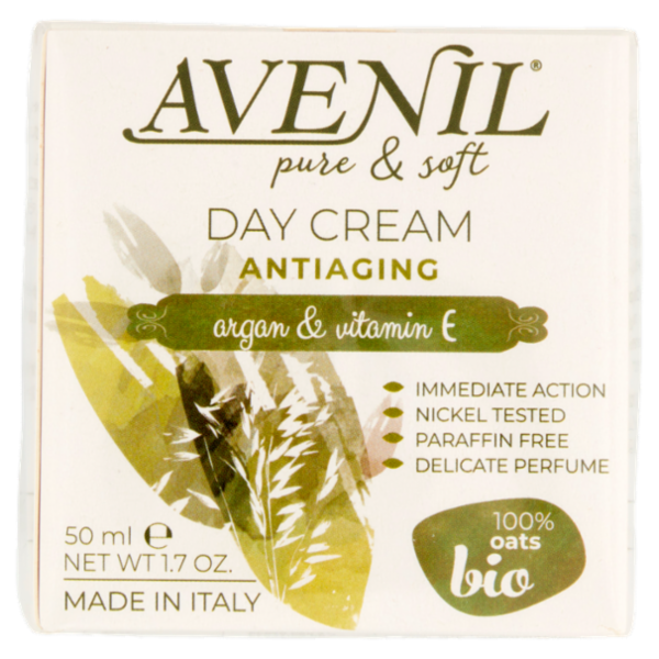 Avenil pure & soft Crema Giorno Antietà argan & vitamina E 50 ml
