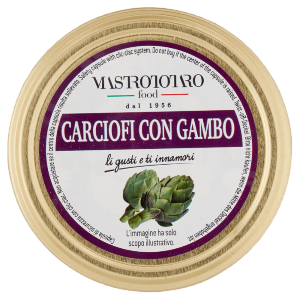 Mastrototaro food Carciofi con Gambo 520 g