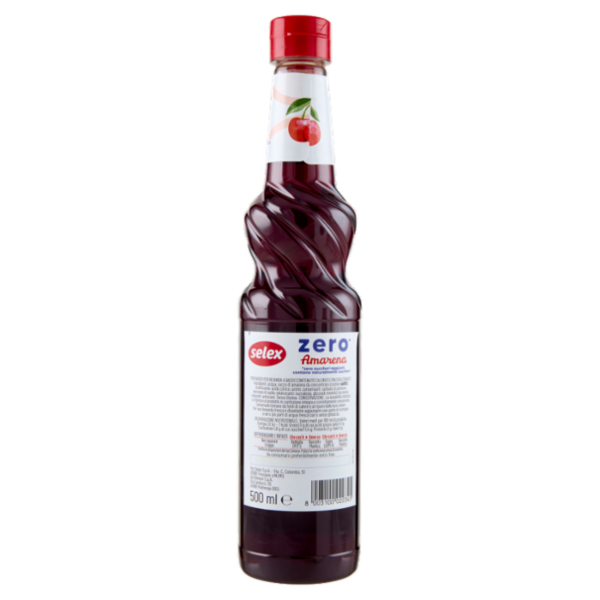 Selex Sciroppo di Amarena Senza Zucchero 500 ml