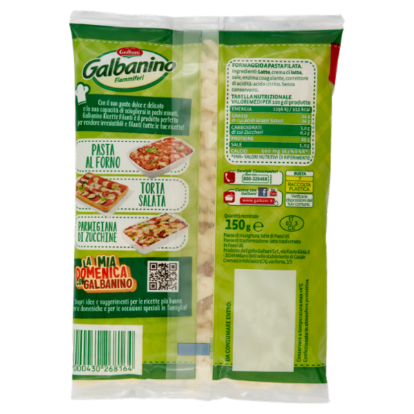 Galbani Galbanino Fiammiferi 150 g