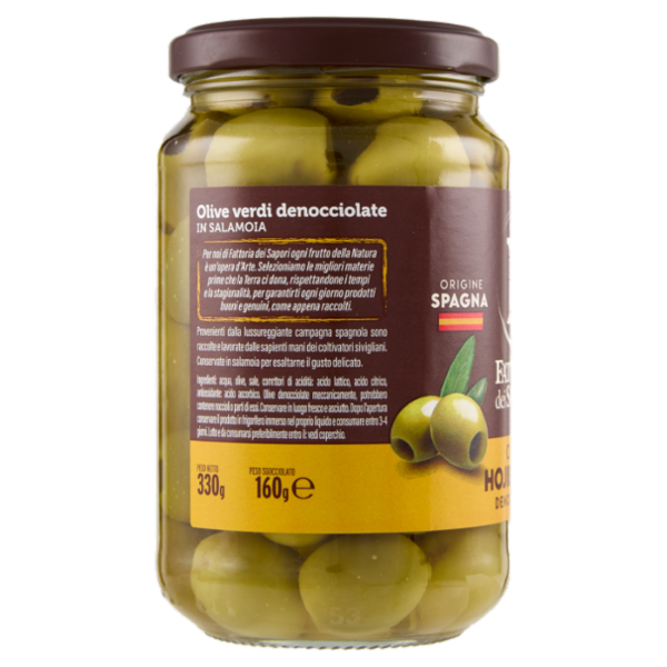 Fattoria dei Sapori Olive Hojiblanca Denocciolate 330 g