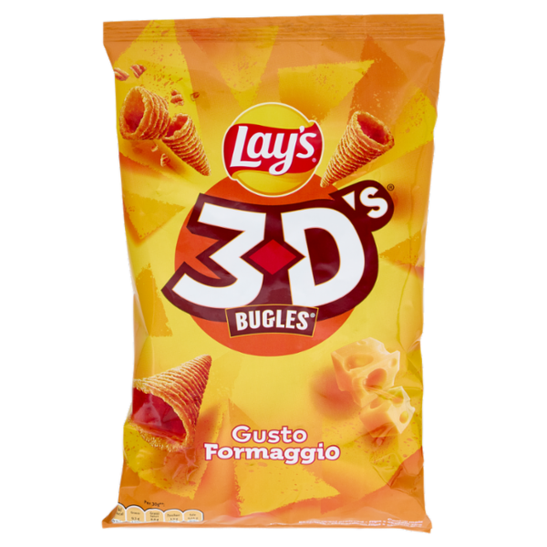 Lay's 3D's Bugles Gusto Formaggio 100 g