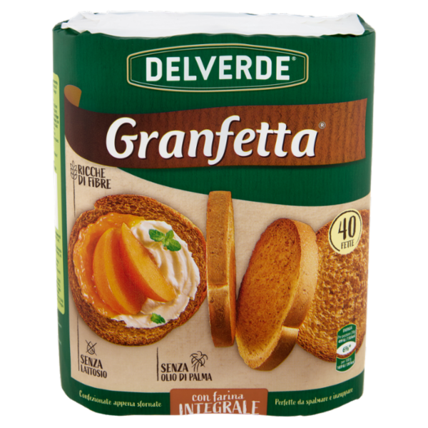 Delverde Granfetta con farina Integrale 40 Fette 300 g