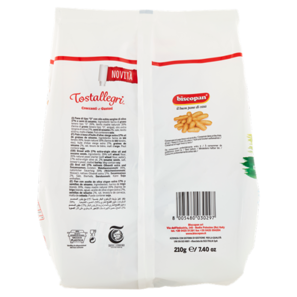 biscopan Tostallegri 6 x 35 g