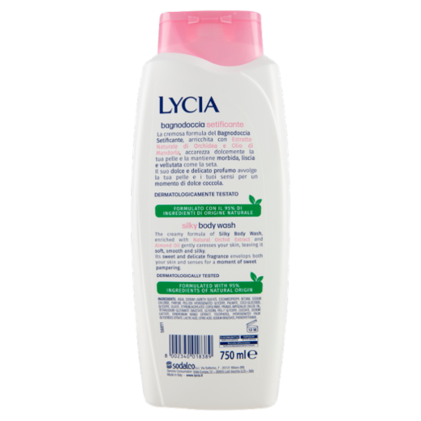 Lycia bagnodoccia setificante Olio di Mandorla e Orchidea 750 ml