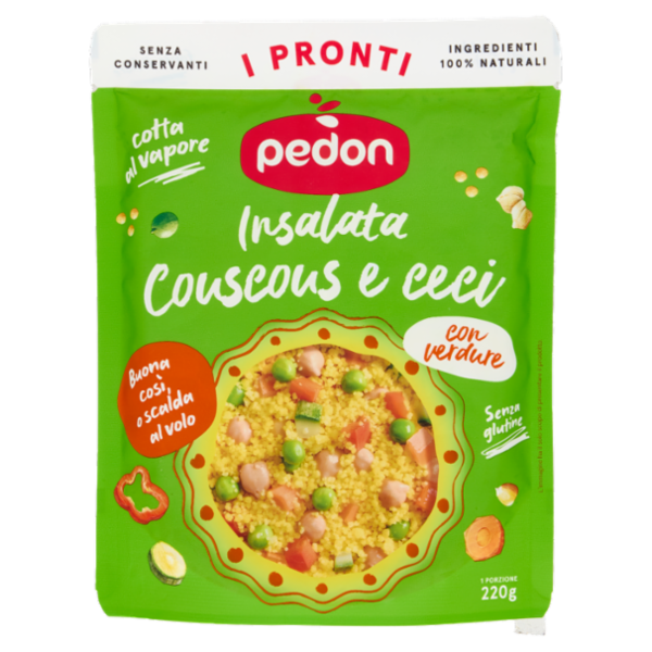 pedon I Pronti Insalata Cous Cous e ceci con verdure 220 g