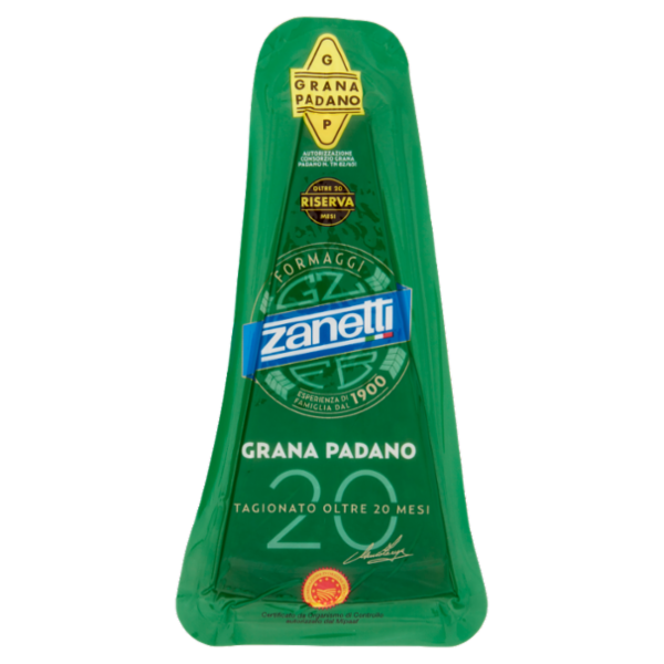 Zanetti Grana Padano DOP Stagionato Oltre 20 Mesi 0,250 kg