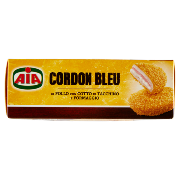 Aia Cordon Bleu di Pollo con Cotto di Tacchino e Formaggio surgelato 240 g