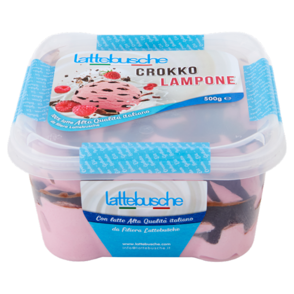 lattebusche Gelato Crokko Lampone 500 g