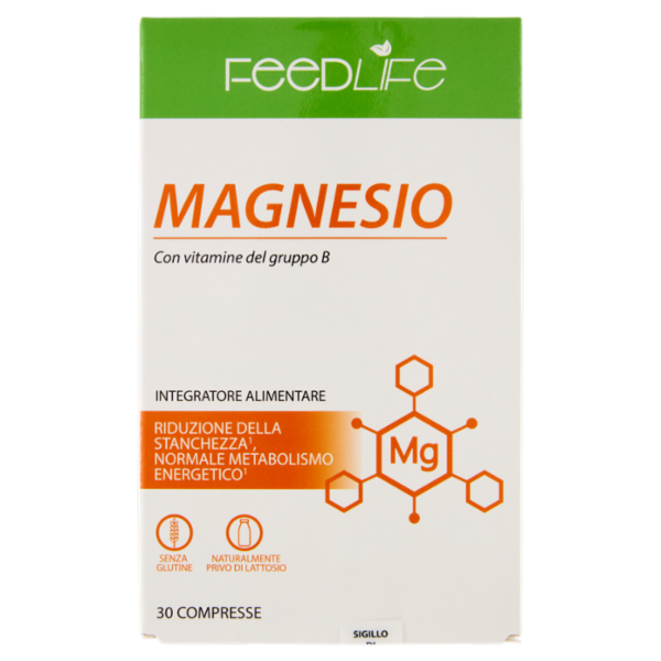 FeedLife Magnesio con vitamine del gruppo B Compresse 30 x 1,2 g