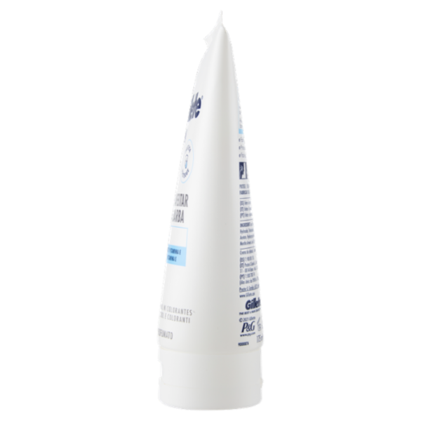 Gillette Crema da Barba da Uomo Skin Ultra Sensitive con Burro di Karité e Vitamina E, 175 ml