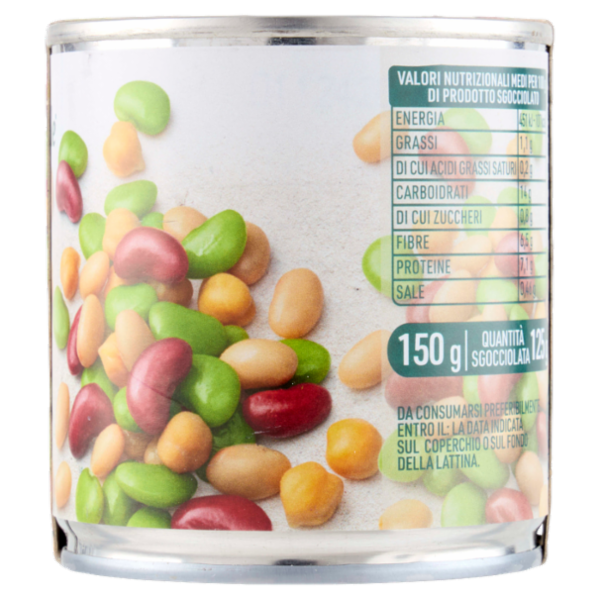 Bonduelle Mix Legumeria Ceci, Fagioli Rossi, Bianchi e Lima 2 x 150 g