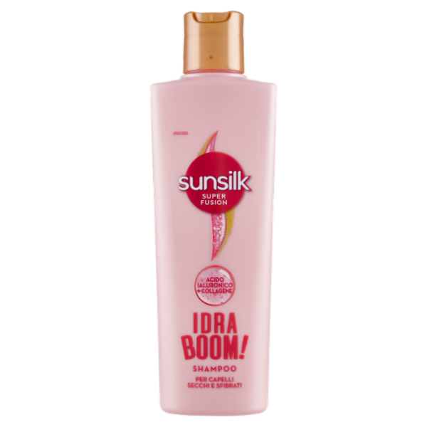 sunsilk Super Fusion Idra Boom! Shampoo per Capelli Secchi e Sfibrati 220 ml