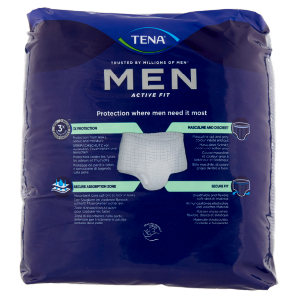 Tena Men Active Fit Pants Normal S/M 9 pz