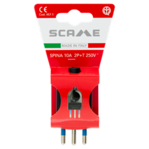 Scame Spina 10A 2P+T 250V