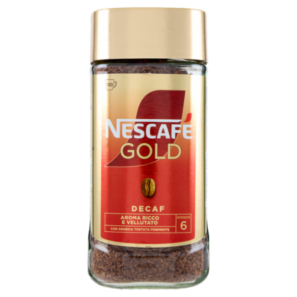 NESCAFÉ Gold Decaf Caffè Solubile Decaffeinato Barattolo 200g