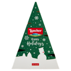 Loacker Christmas Tree Wafer e Cioccolato Assortiti Scatola Regalo 138g