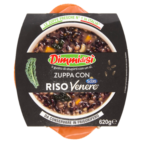 DimmidiSì Zuppa con Riso Venere 620 g