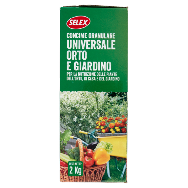Selex Giardinaggio Concime Granulare per Orto e Giardino 2 kg