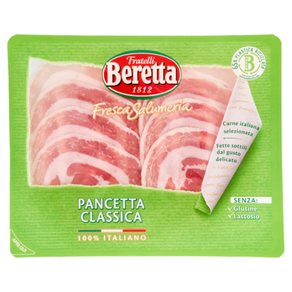Fratelli Beretta Fresca Salumeria Pancetta Classica 100 g
