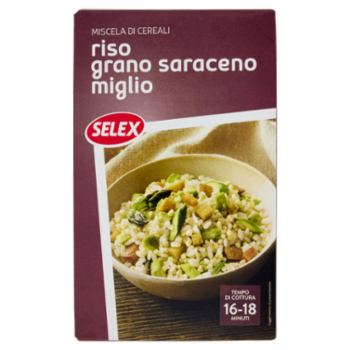 Selex Riso, Grano Saraceno e Miglio 800 g