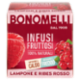 Bonomelli Infusi Fruttosi 100% Naturali Lampone e Ribes Rosso 12 Filtri 24 g