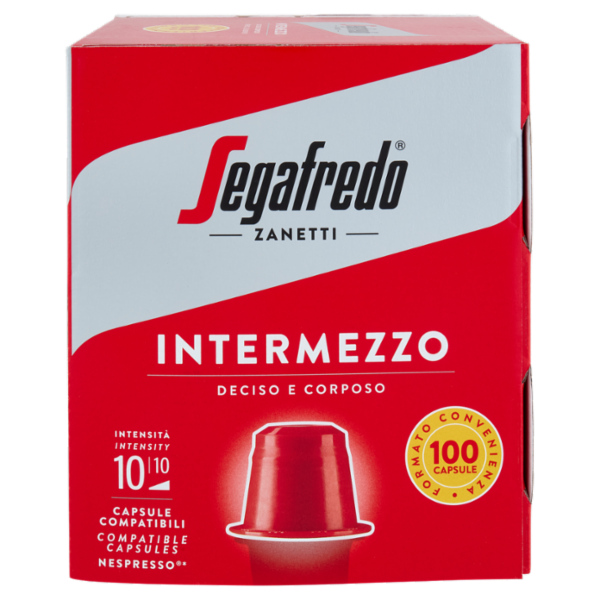 Segafredo Zanetti Intermezzo Capsule Compatibili Nespresso* 100 x 5,1 g