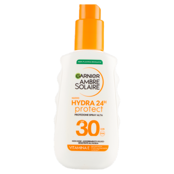 Garnier Ambre Solaire Hydra 24H Protect Protezione Spray Alta SPF30 150 ml