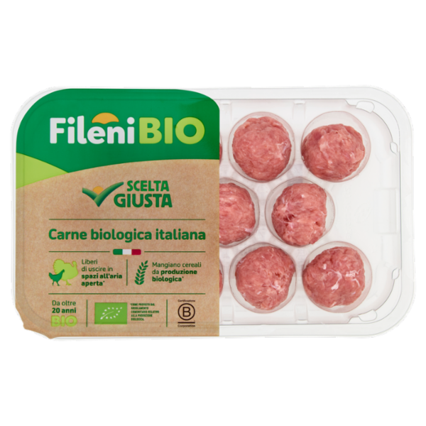 Fileni Bio Polpette di Pollo e Tacchino Biologiche 0,240 kg