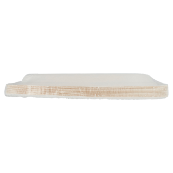 Consilia Vassoi Ovali in Fibra Vegetale Bianchi 26x19,5 cm 15 pezzi