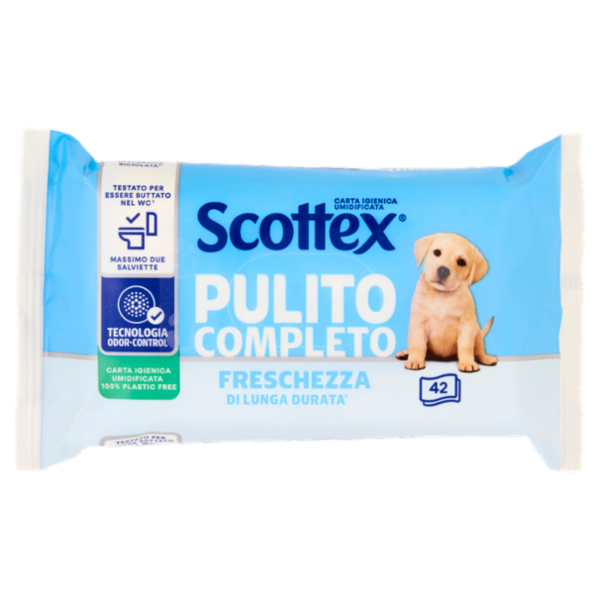 Scottex Pulito Completo Carta Igienica Umidificata 42 pz