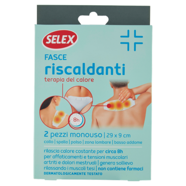 Selex Fascia Riscaldante Monouso 28,8x9 cm 2 pezzi