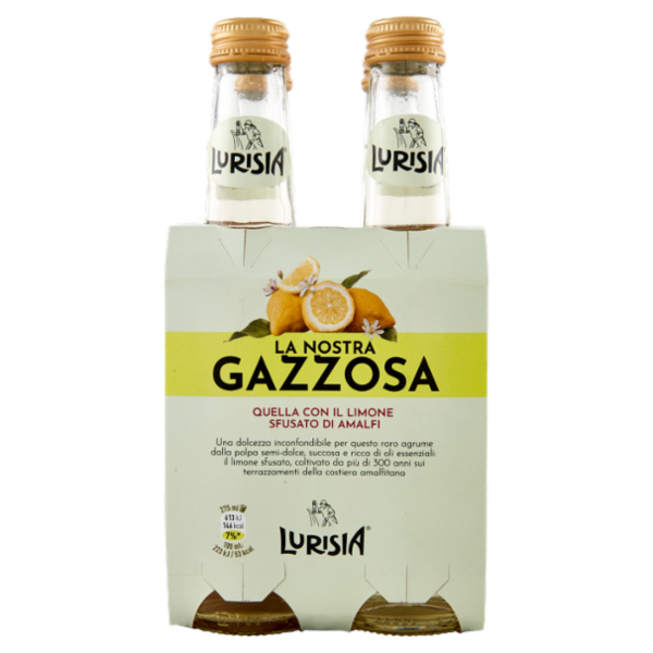 Lurisia la Nostra Gazzosa confezione 4 x 275 ml