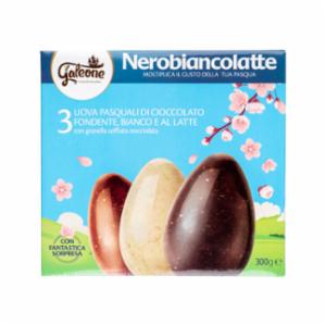 Galeone Nero/bianco/latte Gr 100x3