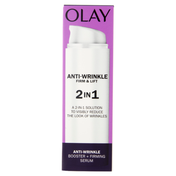 Olay Crema Viso Giorno Antirughe con Siero Rassodante Tonifica e Rassoda 2in1 50 ml