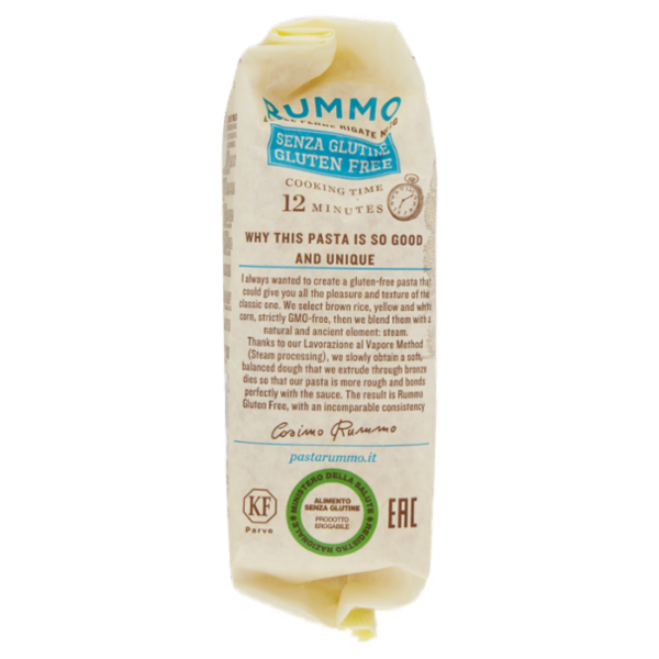 Rummo Senza Glutine Mezze Penne Rigate N° 28 400 g