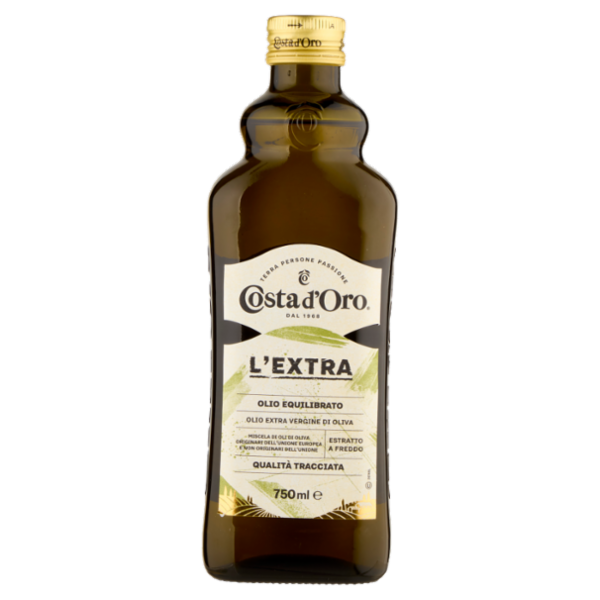 Costa d'Oro l'Extra Olio Extra Vergine di Oliva 750 ml