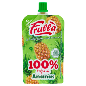 Frullà 100% Polpa Di Ananas Senza Zuccheri Aggiunti* 90 g