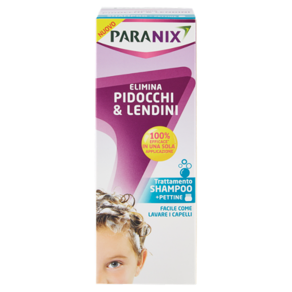 Paranix Elimina Pidocchi & Lendini Trattamento Shampoo + Pettine 200 ml