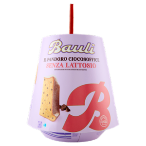 Bauli Il Pandoro Ciocosoffice Senza Lattosio Con Gocce Di Cioccolato Extrafondente 700 g