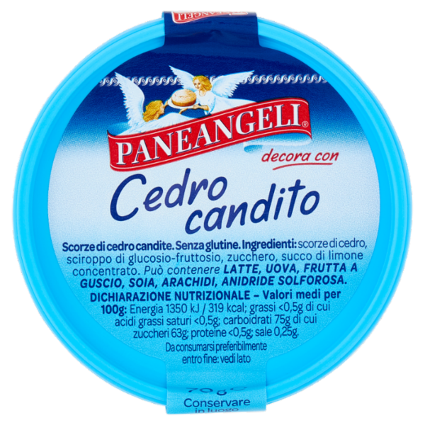 PANEANGELI decora con Cedro candito 70 g