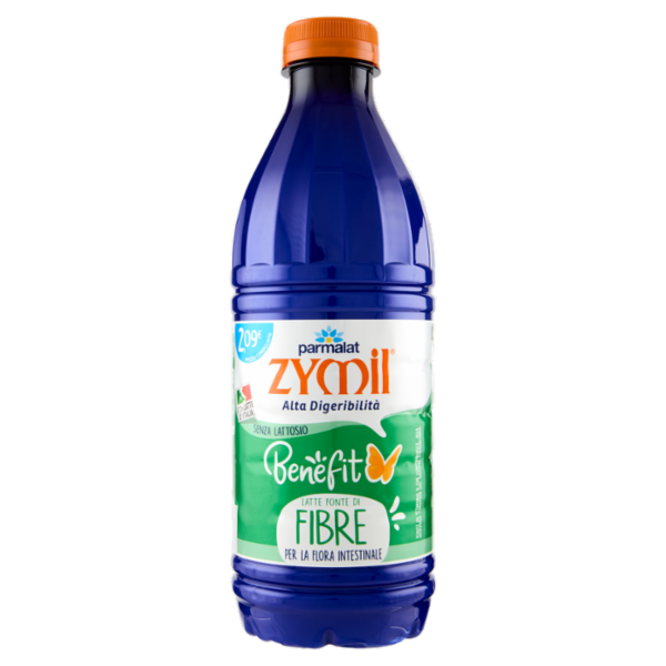Zymil Alta Digeribilità Senza Lattosio Benefit Fibre 100% Latte d'Italia 1000 ml