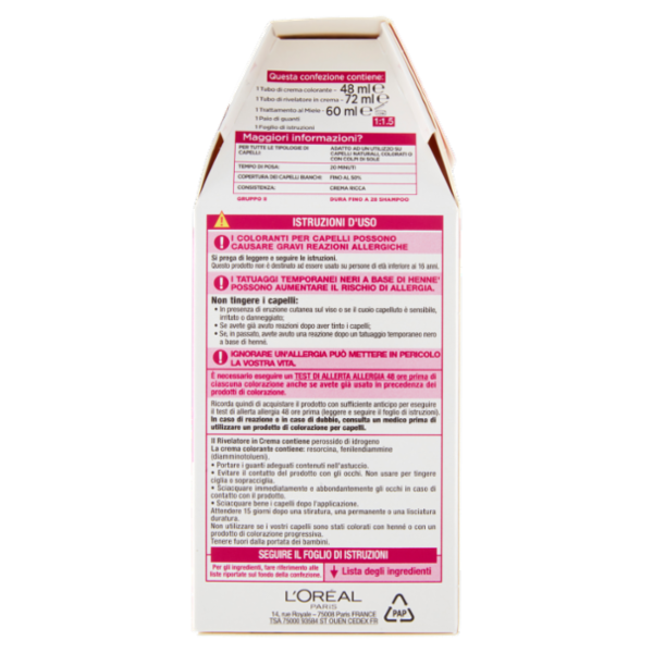 L'Oréal Paris Tinta Capelli Casting Creme Gloss, Senza Ammoniaca, 300 Castano Scuro