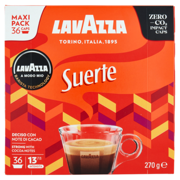 Lavazza A Modo Mio Suerte 36 Capsule 270 g