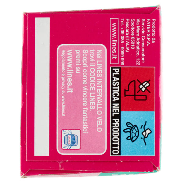 Lines intervallo Velo Skin Lover proteggislip Regular 42 pz