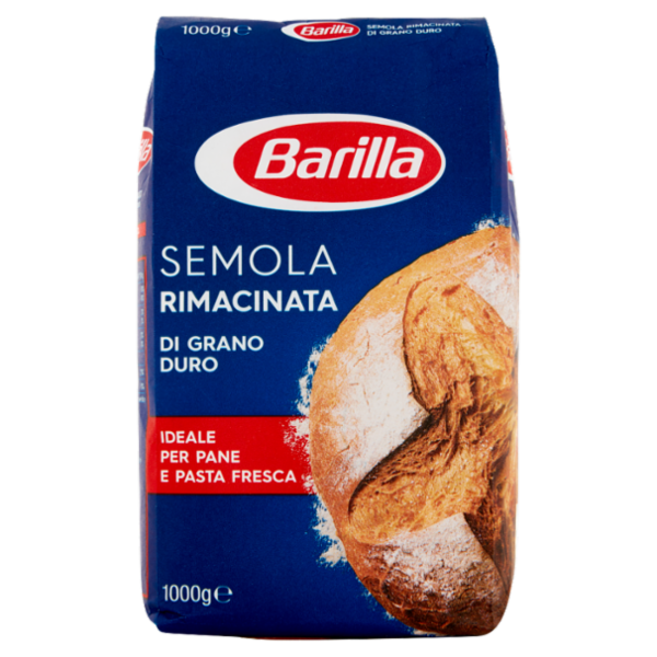 Barilla Semola Rimacinata Grano Duro Ideale per Pane e Pasta Fresca 1000g