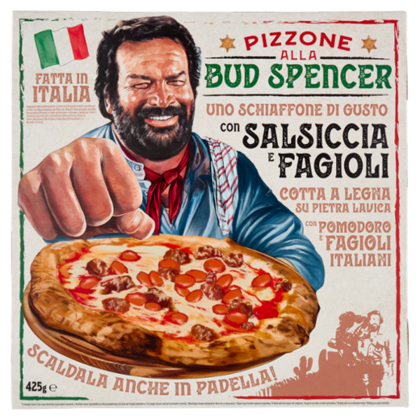 Bud Power Pizzone alla Bud Spencer con Salsiccia e Fagioli 425 g